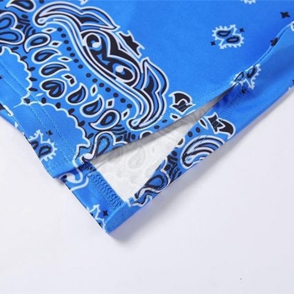 Bandana Print Mini Dress - Picture 5 of 7